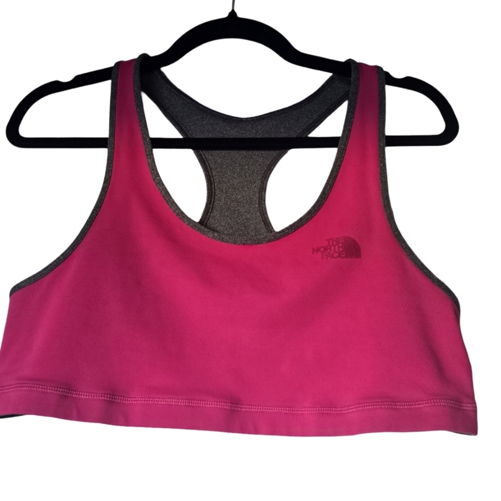The North Face Fuchsia Racerback Reversable Bra